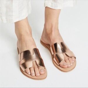 STEVEN By Steve Madden Dariella Leather Slides 8.5